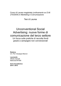 Unconventional Social Advertising: nuove forme di comunicazione