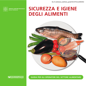 Sicurezza ed igiene degli alimenti, guida per gli