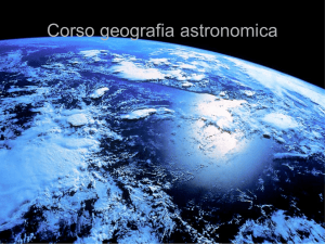 Corso geografia astronomica