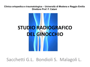 PDF STUDIO RADIOGRAFICO DEL GINOCCHIO