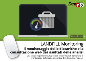 LANDFILL Monitoring - Monitoraggio web delle discariche