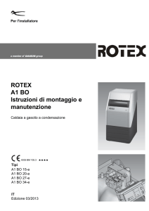ROTEX   A1 BO Istruzioni di montaggio e manutenzione