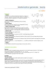 matematica - Sharenotes