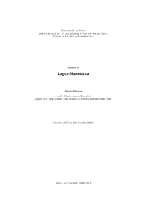 Logica Matematica - Server users.dimi.uniud.it