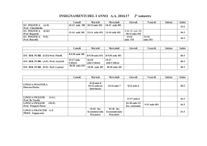 II sem. - Sapienza
