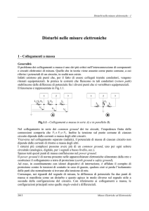 Disturbi nelle misure elettroniche - Ingegneria elettrica ed elettronica