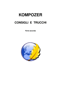 Guida KompoZer - Digilander