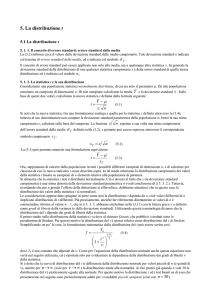 5. La distribuzione t