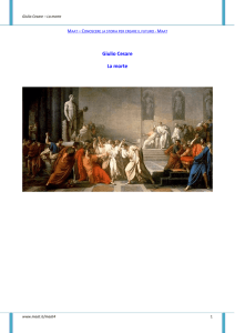 Giulio Cesare – La morte