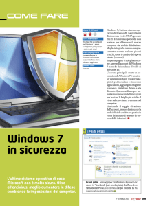 Windows 7 in sicurezza