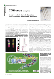 CGH array - Futura Diagnostica