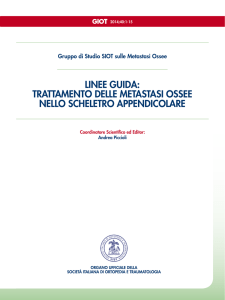 linee guida: trattamento delle metastasi ossee nello scheletro