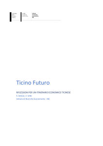 Ticino Futuro, riflessioni per un itinerario economico - O-Pol