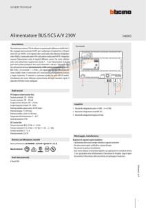 Alimentatore BUS/SCS A/V 230V