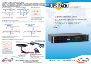 UPS RACK - Cablotecnica