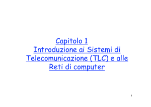 Capitolo 1 Introduzione ai Sistemi di Telecomunicazione