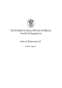 UNIVERSITÀ DEGLI STUDI DI SIENA Facoltà di Ingegneria Note di