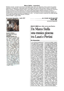 Recensioni album "Mio nonno era Pertini" di Marco Stella