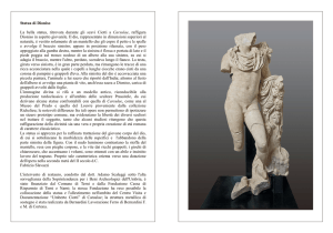 Statua di Dioniso La bella statua, ritrovata durante gli
