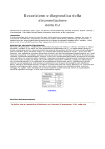 Descrizione e diagnostica della strumentazione del Cj7 in formato pdf