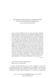 Ragioni e metodi per la fondazione di una filosofia