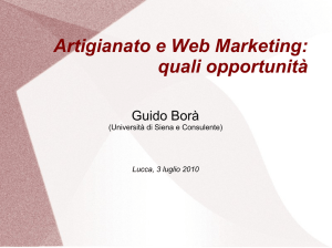 Artigianato e Web Marketing, quali opportunità
