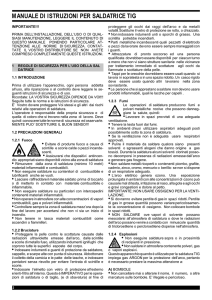 Manuale di istruzioni in italiano