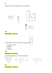 1) Andrea e Luca stanno guardando la loro costruzione 1a