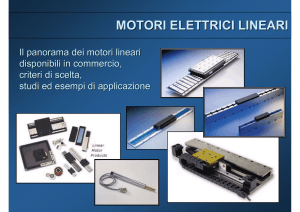 motori elettrici lineari