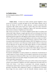 La Triplice Intesa da: Enciclopedia italiana (1937) – www.treccani.it