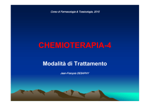 CHEMIOTERAPIA-4 Modalità di Trattamento