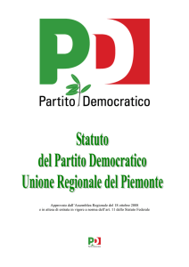Statuto PD Piemonte