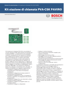 Kit stazione di chiamata PVA-CSK PAVIRO