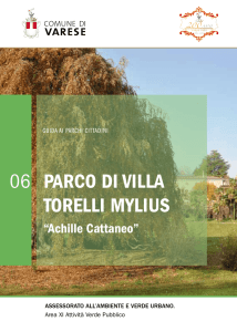 Guida al Parco di Villa Torelli Mylius