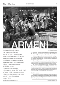 Il genocidio degli Armeni - Associazione Nazionale del Libero