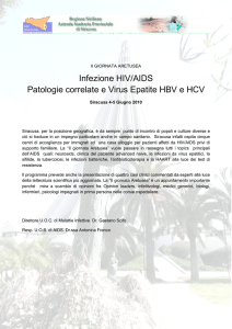 Infezione HIV/AIDS Patologie correlate e Virus