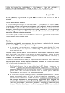 Zydelig (idelalisib) - Ordine dei Farmacisti di Salerno