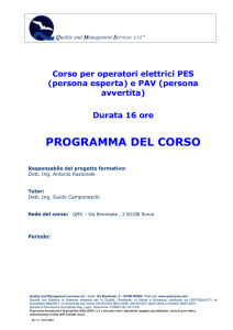 programma del corso