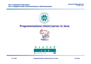 Programmazione client/server in Java