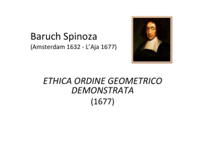 Baruch Spinoza ETICA