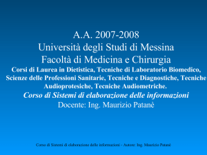 1 - Facoltà di Medicina e Chirurgia di Messina