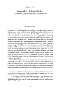 Pino, La gerarchia delle fonti del diritto