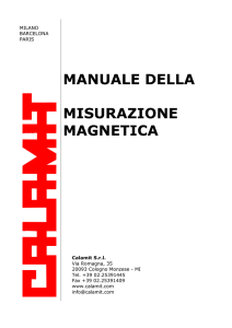 Scarica il manuale sulla misurazione magnetica