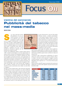 Pubblicità del tabacco nei mass-media