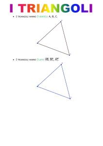 i triangoli - Scuola SB Capitanio