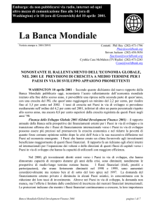 La Banca Mondiale - World Bank Group