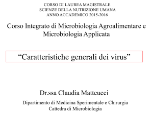 Caratteristiche generali dei virus