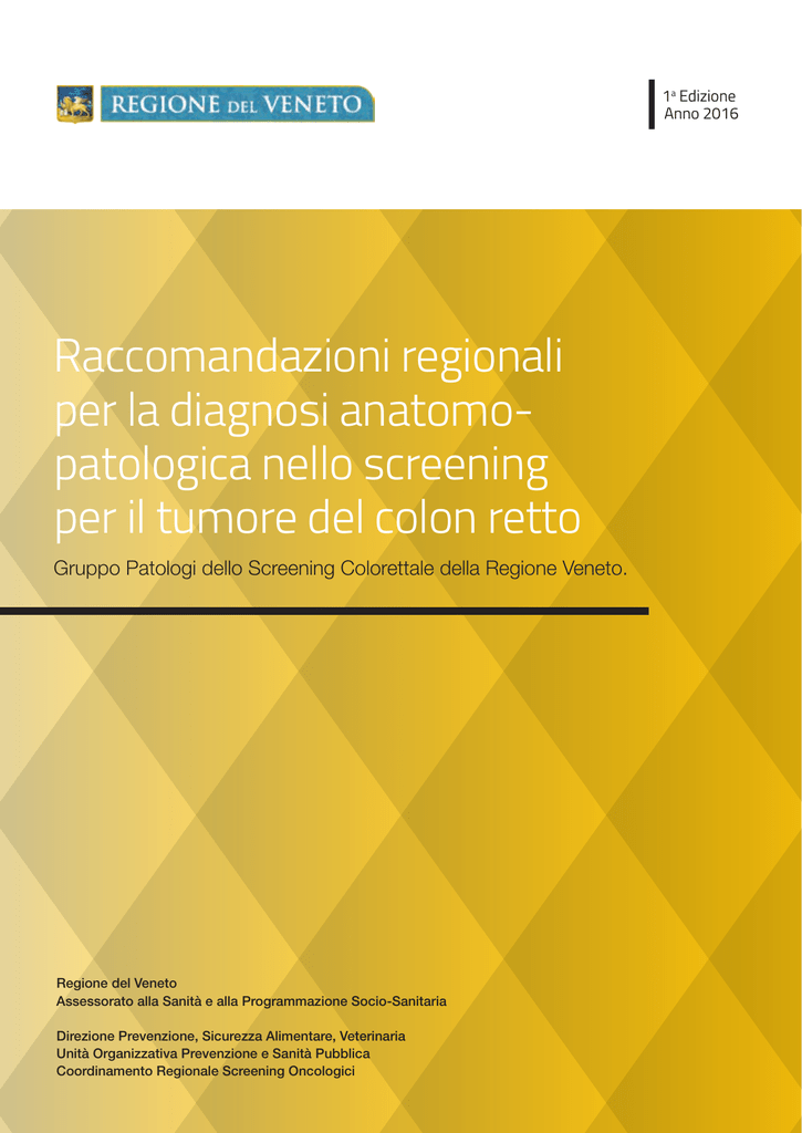 Raccomandazioni Regionali Per La Diagnosi