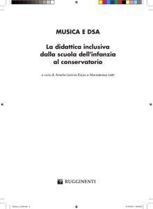 MUSICA E DSA La didattica inclusiva dalla scuola dell`infanzia al