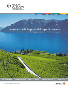 Benvenuti nella Regione del Lago di Ginevra!